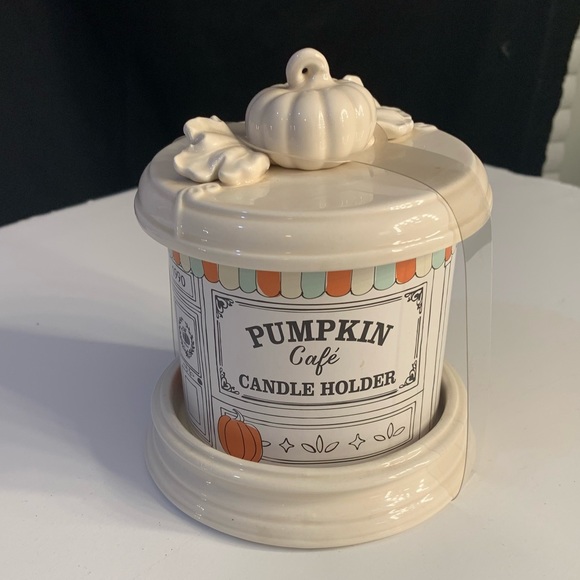 Bath and Body Works Pumpkin Cafe candle Holder
